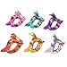 Bememo 12 Pieces Mardi Gras Masks Shining Plated Gold Masquerade Mask Wedding Props Party Costume Accessory