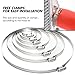 Gplus Silicone Radiator Coolant Hose Kit Clamps Compatible With Suzuki LTZ400 LTZ 400 Red