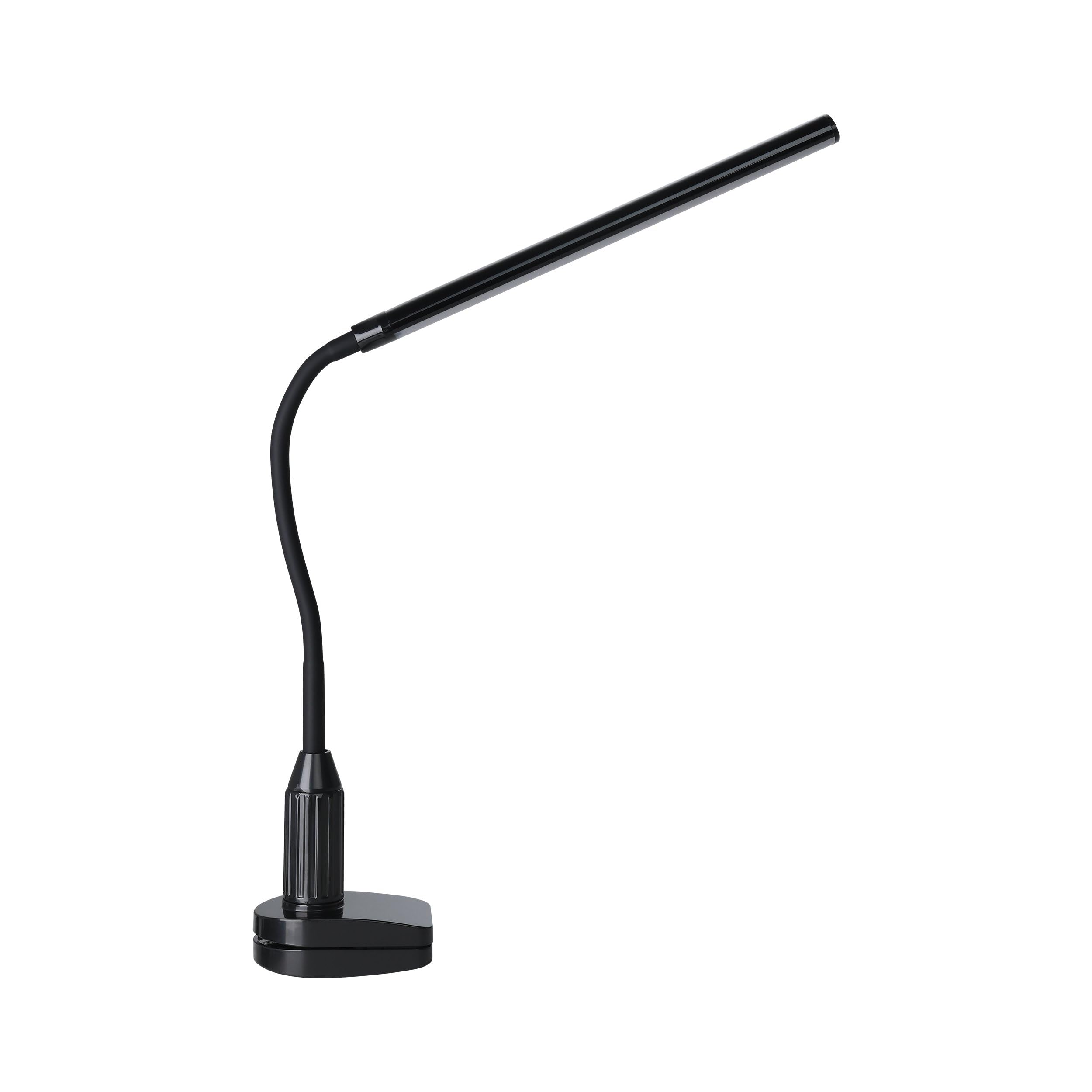 Eglo LED Clip Lamp Laroa, Clip Light with Touch Control, Step-Dimmable, Neutral White, Desk Lamp Made of Plastic, Black Clip Spot, LED Reading Lamp with Clamp