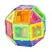 Magformers Basic Rainbow Clear Solid (30-pieces) Set Magnetic Building Blocks, Educational Magnetic Tiles Kit , Magnetic Construction STEM Toy Set