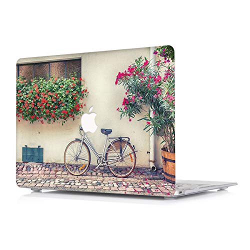 Hard Case for Apple MacBook Pro 13.3 Inch with Retina Display Model A1502/A1425 - L2W Laptop Computers Accessories Plastic Smooth Print View Design Protective Pattern Cover,Bicycle