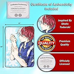 JUST FUNKY My Hero Academia Shoto Todoroki Fleece