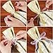 Cabilock 30PCS Christmas Bags with Ribbon: Assorted Sizes Holiday Foil Wrapping Sacks Pouches Christmas Wrap Bag for Xmas Presents Party Favor
