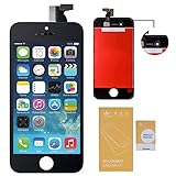 WEELPOWER LCD Touch Screen Digitizer Glass Replacement Assembly for iPhone 4S with Repair Tool (Black)