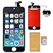 WEELPOWER LCD Touch Screen Digitizer Glass Replacement Assembly for iPhone 4S with Repair Tool (Black)