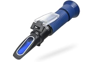 Aichose Brix Refractometer for Measuring Sugar Content in Brewing, Cooking and Food Indurstry.Dual Scale: Brix of 0-32% and Corresponding Specific Gravity