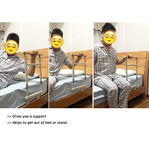 Bed Cane Assist Rail Side Rails for Elderly Seniors & Adult Handicap