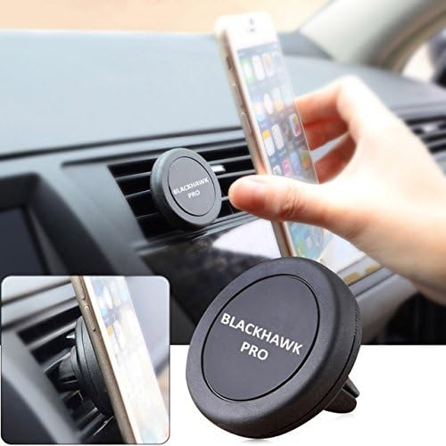 iPhone Vent Mount ( Magnetic Cell Phone Car Holder ) By BLACKHAWK works w/ all iPhones &amp; more...