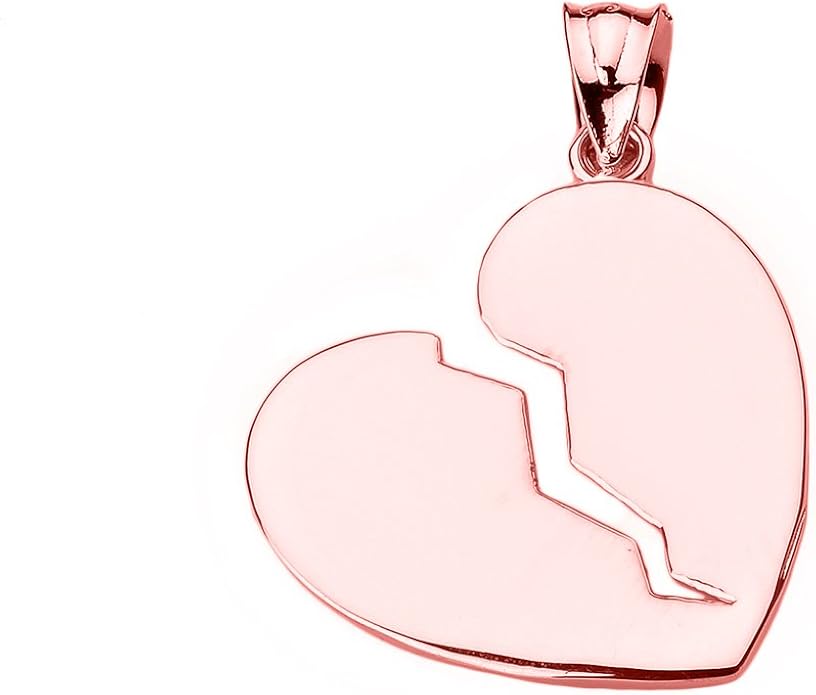 Gold Bff Broken Heart Charm