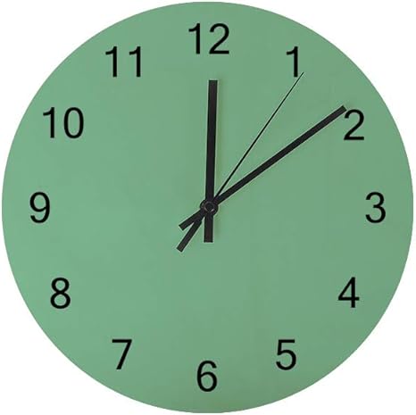 Amazon Co Jp 旅人 掛け時計 木製 壁掛け時計 連続秒針 天然木 置き時計 静音 おしゃれ 北欧 かわいい 無地 薄緑 無騒音 静か 電波 サイレント リビング 部屋装飾 プレゼント クロック ホーム キッチン