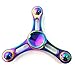 Urberry Tri-Fidget Hand Spinner, Ultra Fast Bearings, Finger Toy, Great Gift for ADD, ADHD, Anxiety and Autism Adult Children Rainbow Color