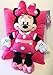Disney Minnie Mouse Bow Plush Character Pillow