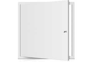 QLYYOPSK Access Panel for Drywall, 24 x 24 inch with Lock and Key, for Ceiling, Electrical Conduits, Heavy Duty Metal Steel Access Door (White)