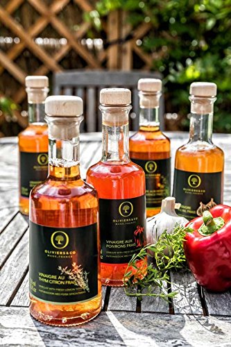 Oliviers & Co White Wine Vinegar with Fresh Shallots, 8.5 FL OZ