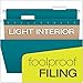 Pendaflex Recycled Hanging Folders, Letter Size, Teal, 1/5 Cut, 25/BX (81614)
