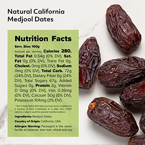 NUTS U.S. Medjool Dates Grown In California Desert Juicy and
