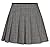 chouyatou Women's High Waist Plaid A-Line Pleated Short Skirts
