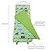 Wildkin Kids Original Nap Mat – Cozy Kids Sleep Mat with Pillow, Ideal for School & Travel - Wild Animals