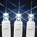 Novelty Lights 8.5FT 20 LED Christmas Lights, Twinkly String Lights Outdoor Curtain Wreath Craft Bottle Set With Non-Connectable Feature, Light Decor (Pure White)