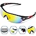TOREGE Polarized Sports Sunglasses for Men Women Cycling Running Driving Fishing Glasses TR002