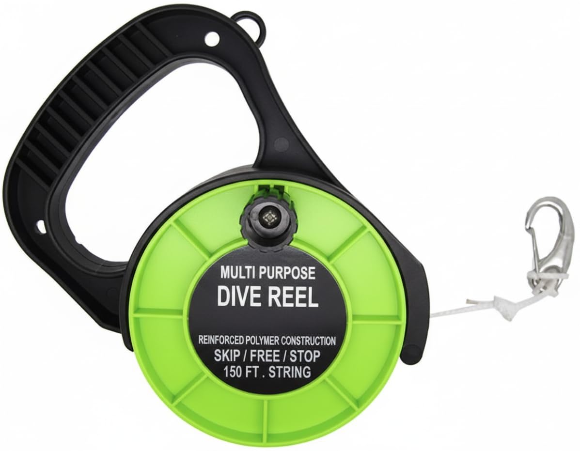 Scuba Wahl Diving Multi-Purpose Dive Rollers, 150', Green