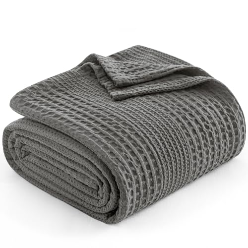 PHF Lightweight Waffle Weave Blanket Twin Size
