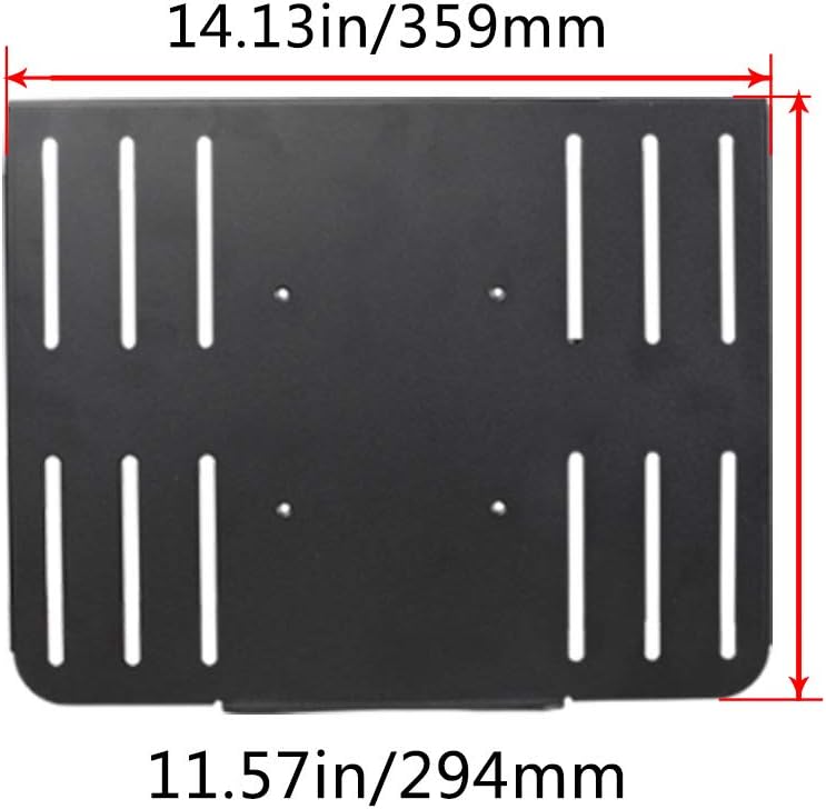 suptek Laptop Notebook Steel Tray Platform(Tray Only) for VESA Mount Monitor Arm Stand, Black, 1 tray - Image 5