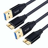 Galaxy S5 Charger Cable, Eversame 3 Ft/1M Super Speed USB 3.0 A Male to Micro B Male Adapter Cable Charging Cord For Galaxy S5 And Note 3 N9000, 2.5