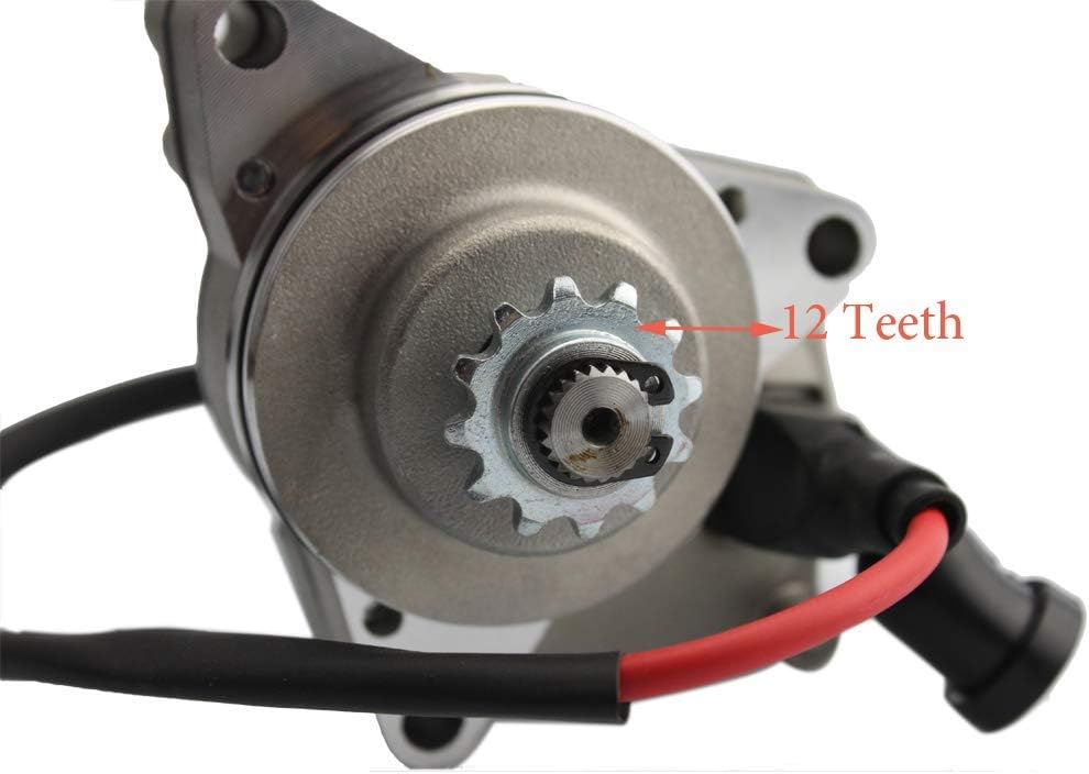 GOOFIT Electric Starter 3 Bolt Top Electric Starter Motor Replacement for Quad Dirt Bikes Go Karts 50cc 70cc 90cc 110cc 125cc ATV - Image 4