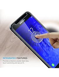 [paquete de 3] Samsung Galaxy J7 2018 Protector de visualización, LK vidrio templado garantía de reemplazo de por vida