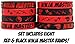Gypsy Jade's Ninja Master Silicone Wristbands - Ninja Party Favors - Perfect for Ninja Warrior Birthday Party Theme!
