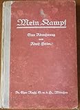 Hardcover MEIN KAMPF FIRST EDITION ORIGINAL 1925 Book
