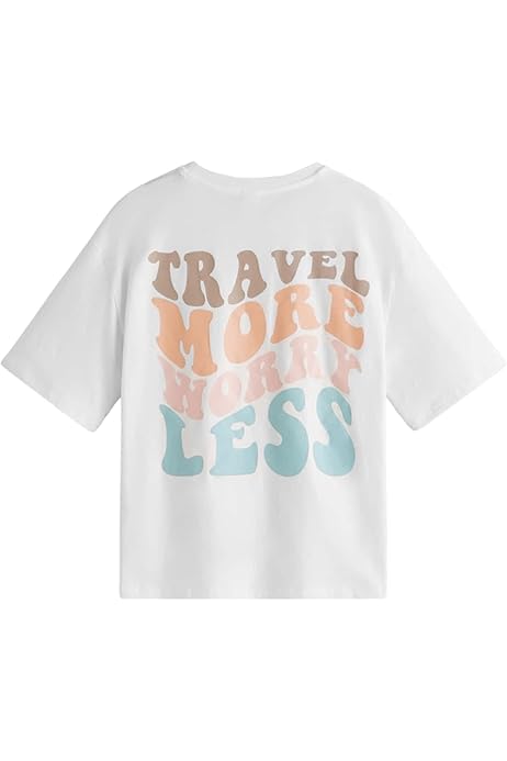 Camiseta Blanca Niña Manga Corta Camiseta Manga Corta Para Niña