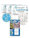 Vision Clarity Eye Drops with EZ Drops Combo, 3 Box Discount, 23.95 Each, 2 Vials per box, 30 ml Total
