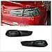AOEDI LED Tail Lights For Mitsubishi Lancer&EVO X 2008-2017 Audi Style Smoked Lens Replacement