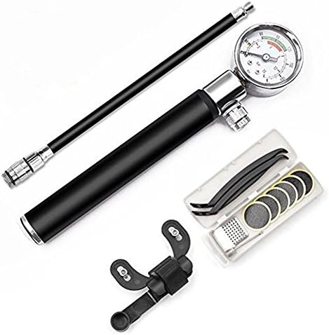 Fitracker Bike Repair Kit Tyre Box Mountain Bike Repair Tools with RockShox High-Pressure Fork/Shock Pump, 210psi Max