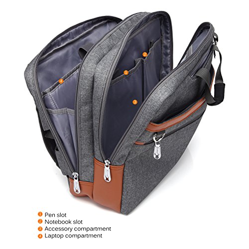 CoolBELL Convertible Backpack Shoulder bag Messenger Bag Laptop Case