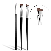 Fine Angled Eyeliner Brush, JASSINS Ultra thin Precision EyeLiner Makeup Brushes Set, Fine Point Eyeliner Brush, Synthetic Br