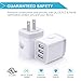 Charger Brick, 2Pack Multi 3-Port Travel Wall Charger 3.1A USB Plug Power Adapter Charging Cube Box Base Compatible with iPhone 12 Pro Max/11 Pro Max/X 8 7 6 Plus,Samsung Galaxy Note 20/10+/9 S20 S21