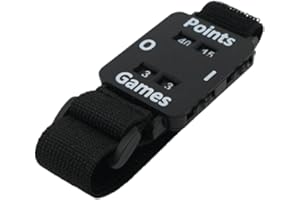 Menolana Tennis Wrist Score Keeper,Score Counter Wrist Band Tennis Scoreboard Adjustable for Court Leisure Activities Match B