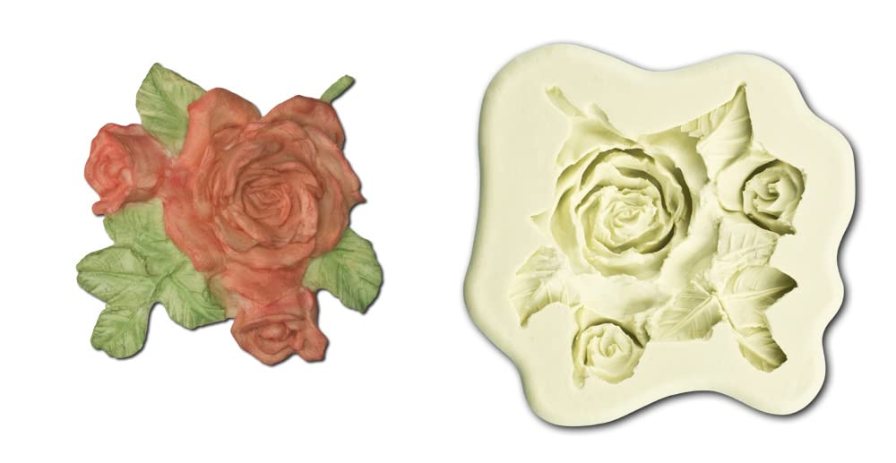 DPMCO.Ltd Rose with Leaves