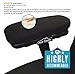 Armrest Pads by Chair Clouds (New Version) - 100% Perfect Fitment Guarantee - Upgraded Anti-Slip Covers - Memory Foam Arm Rest Pillows (Set of 2) #1 Office Cubicle Decor - Wheelchair Elbow Cushions