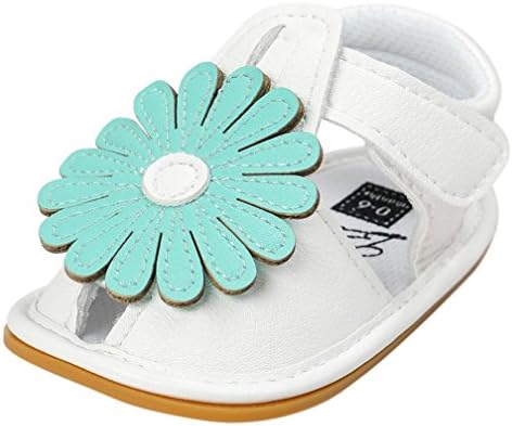 Huhua Sandals For Girls, Toddler Kids Baby Girls Sandals Slippers Mesh Loafer PU Leather Buckle Pricness Summer Single Shoes For Girls 0-24 Months