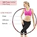 CUSFULL Weighted Hula Hoop 2.3 lbs for Fitness, Exercise, Weight Loss-Premium NBR Foam Surface Detachable Hoop for Adults and Kids