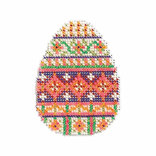 Trellis Egg Bead Cross Stitch Kit Mill Hill 2017 Spring Bouquet MH181715