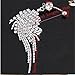 ZWZCYZ 2017 New Hot Rhinestone Tassel Navel Dangle Button Belly Ring Bar Body Piercing Jewelry 14 gage