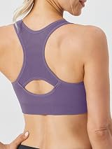 FITTIN Racerback Sports Bra Women High Impact Padded Seamless Activewear view 6