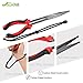 Booms Fishing F05 Straight Long Nose Fishing Pliers 11in
