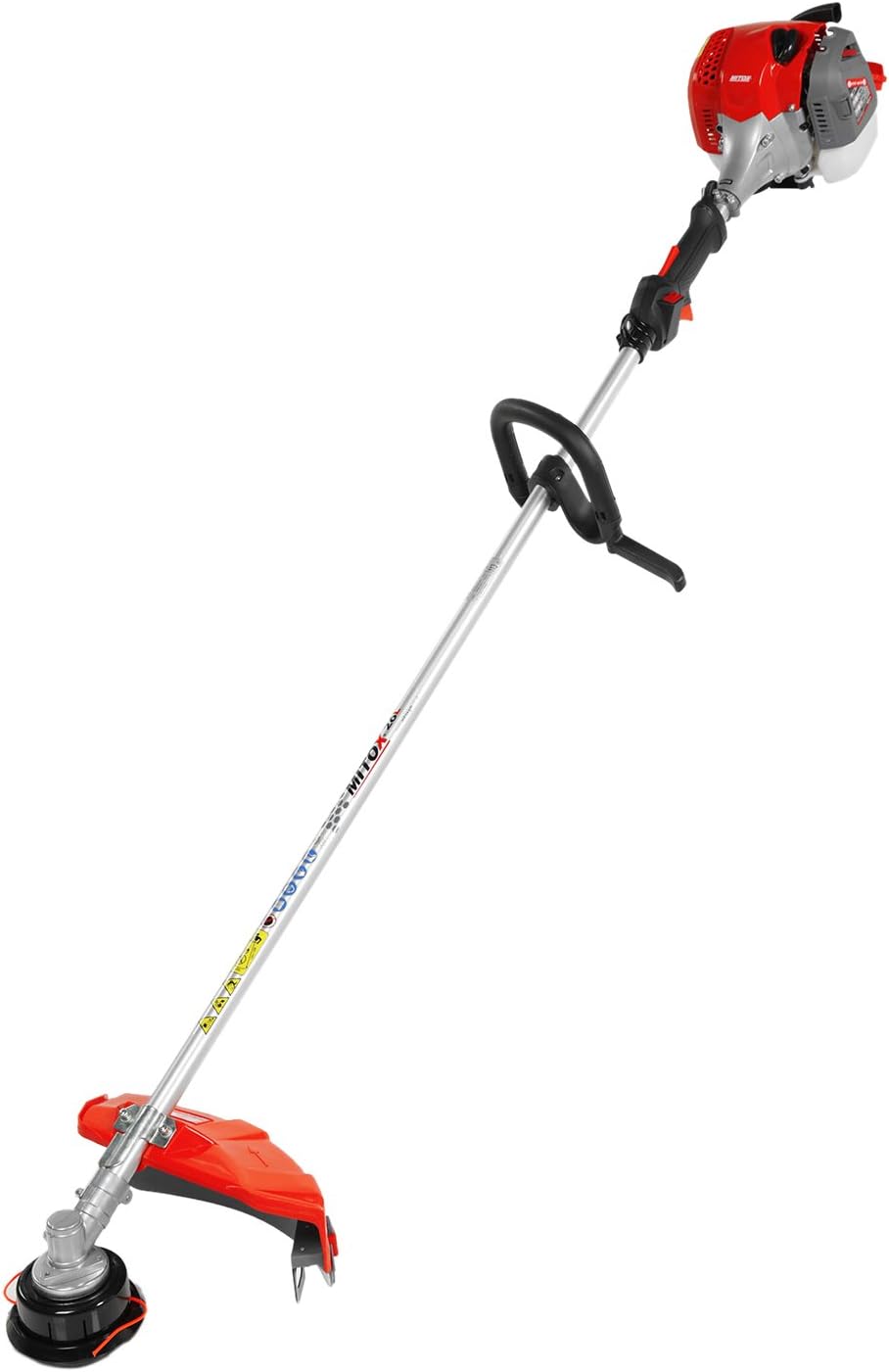 Mitox 26L Select Loop Handle Petrol Grass Trimmer/Brush Cutter, Red