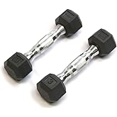 Gympak Gympak Rubber Hex Dumbbells